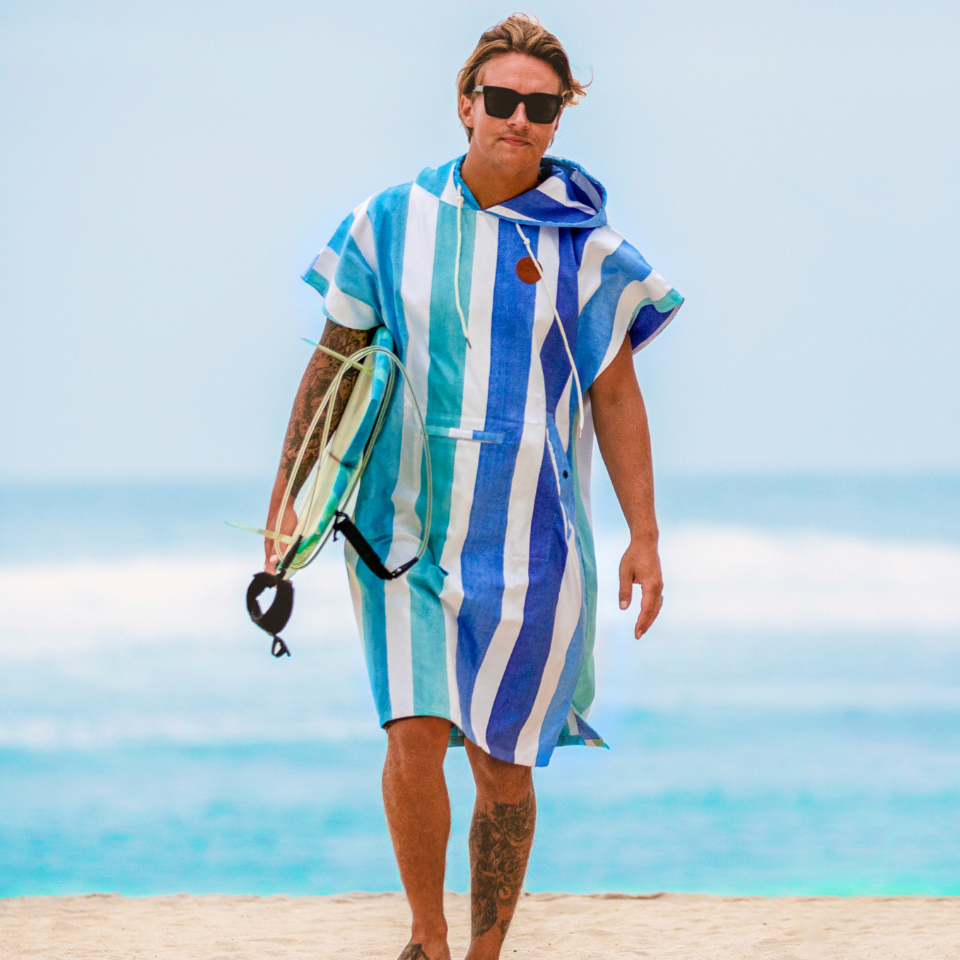 Bondi Blue Changing Poncho