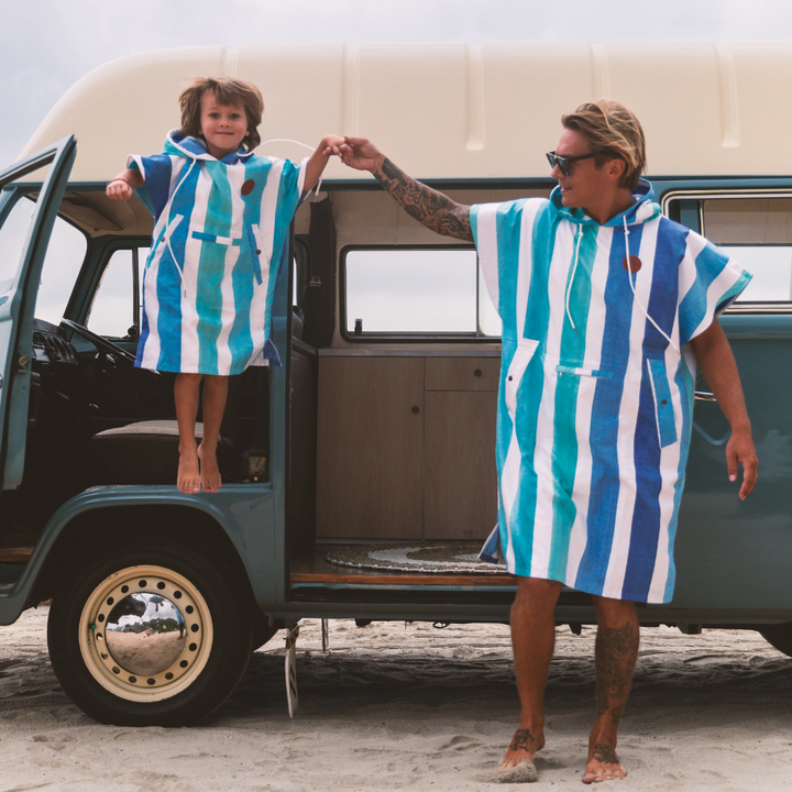 Bondi Blue Changing Poncho