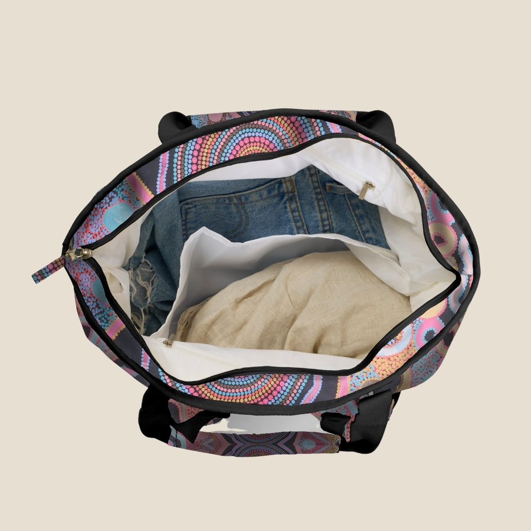 Camping Under The Moonlight Beach Bag *FINAL SALE