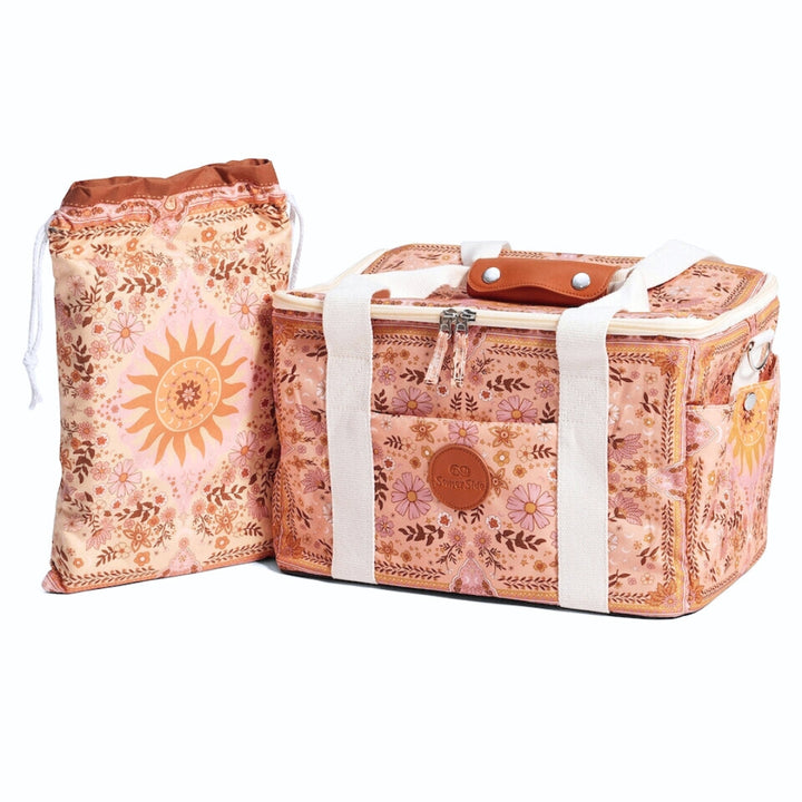 Boho design beach set cooler