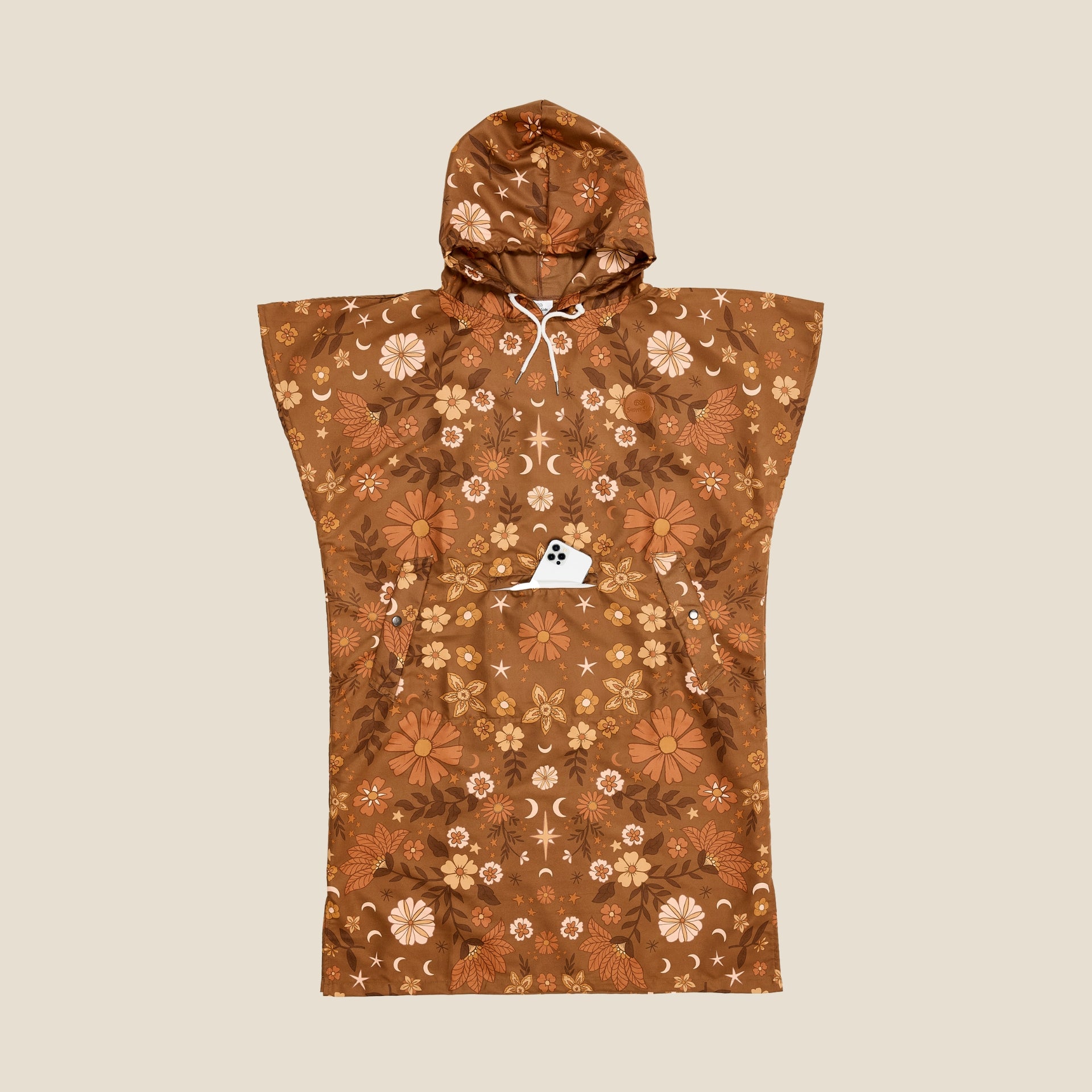 Boho Sun Brown Changing Poncho *FINAL SALE
