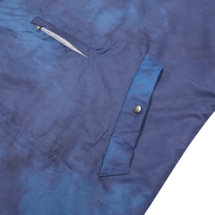 Adult poncho zip button