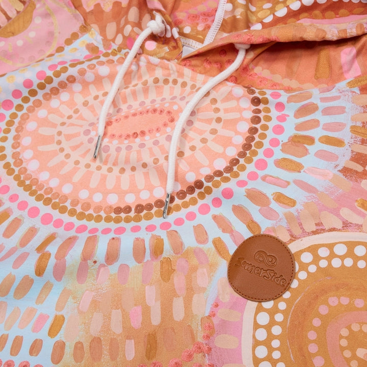 adult poncho with hood beach surf