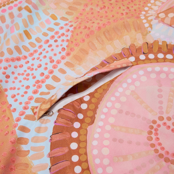 Beach towel with pockets for phone