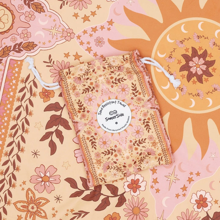 Boho Sun Beach Towel Beach Towels SomerSide