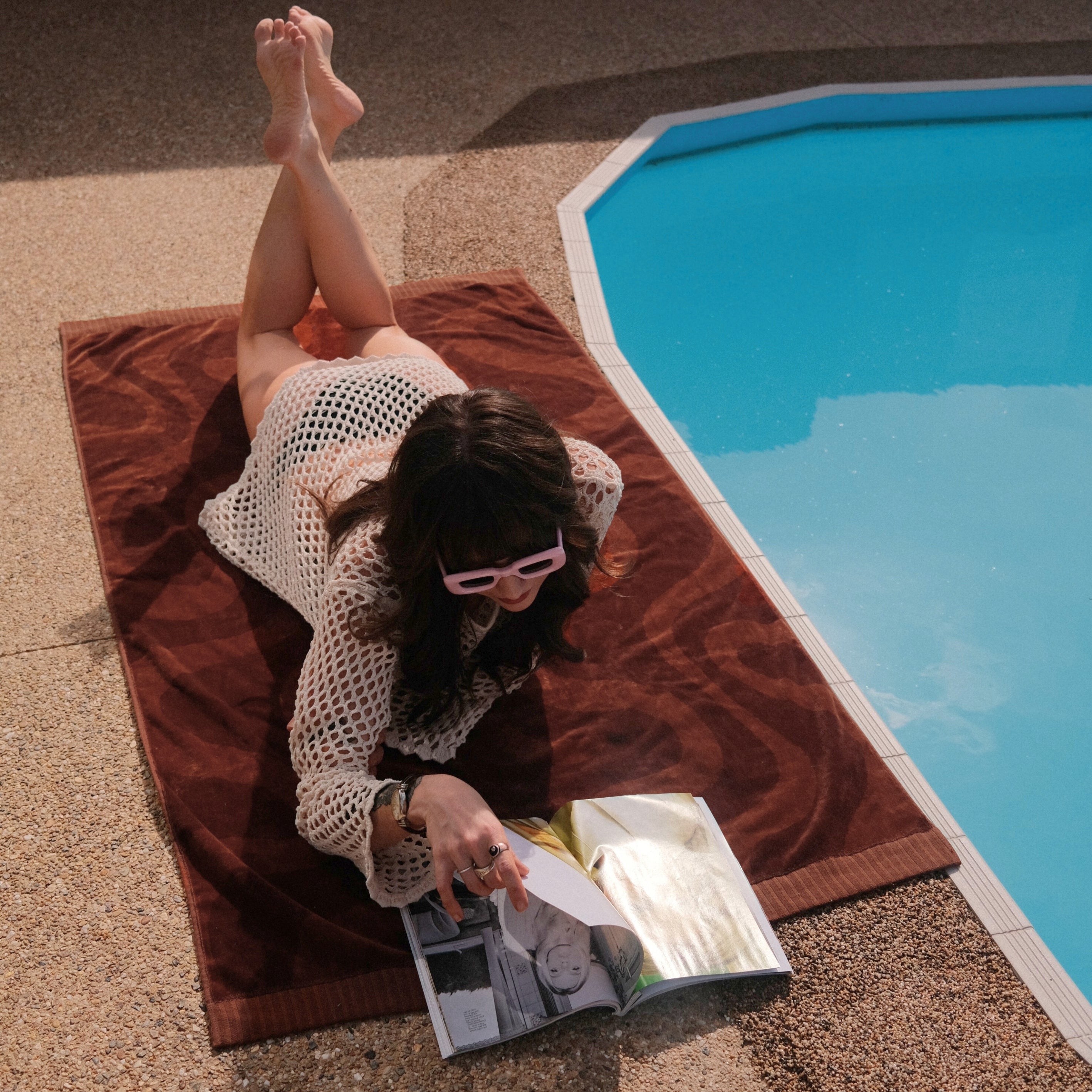 Sundown - Cotton Beach Towel