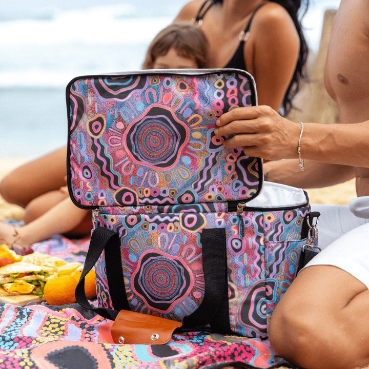 Camping Under The Moonlight Cooler Bag Cooler bag SomerSide