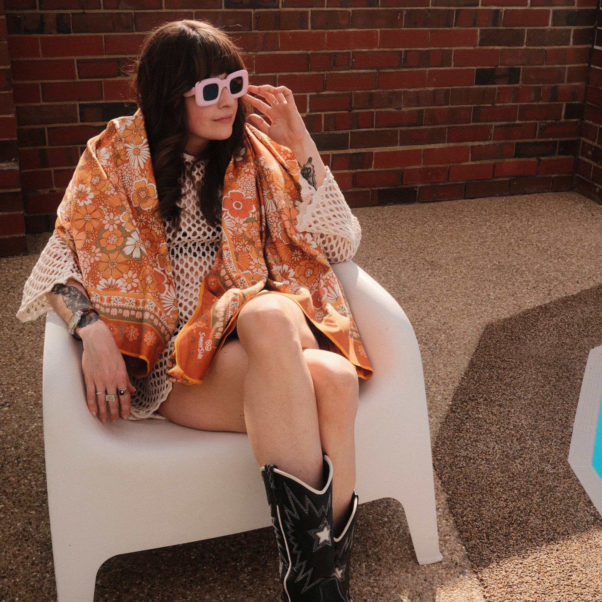 Retro Towel Motel Vintage Style