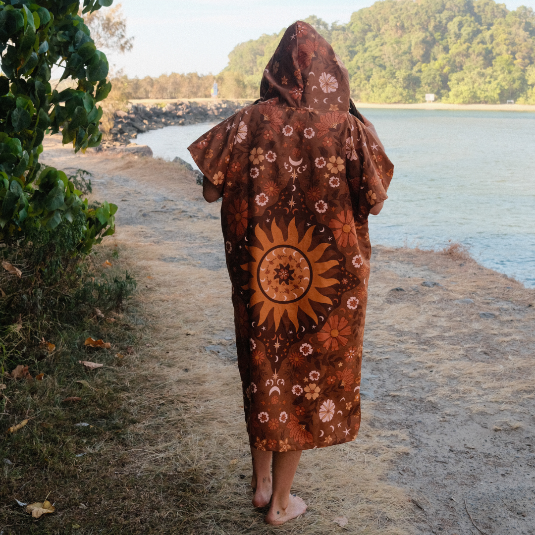 hooded beach changing poncho