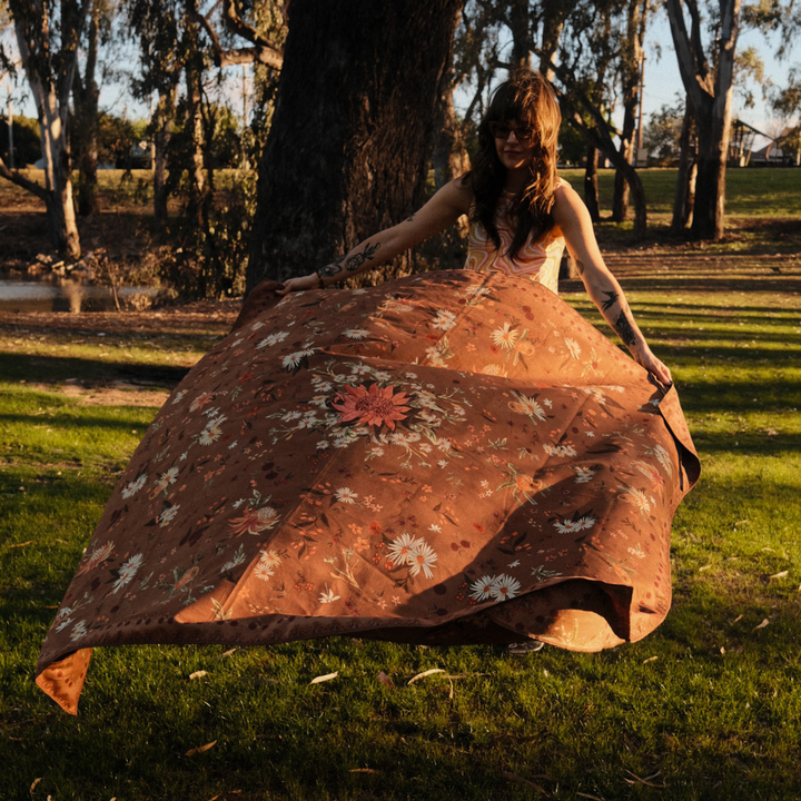 native-ritual-brown-floral-towel-lightweight