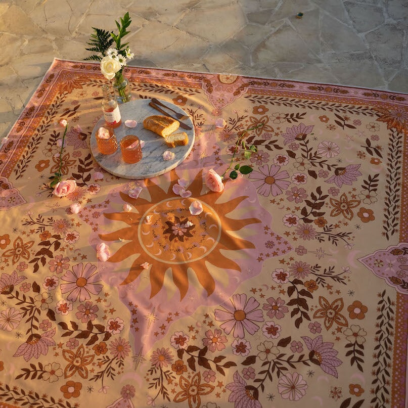 XL Boho Sun Beach Towel Beach Towels SomerSide