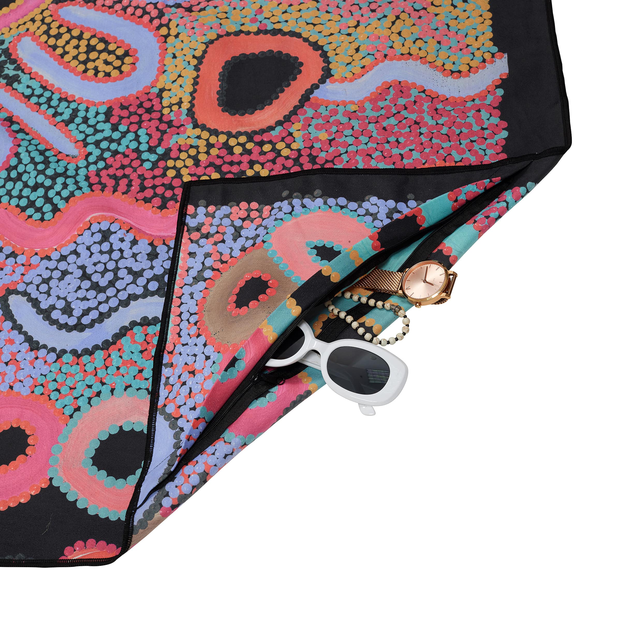 XL Camping Under The Moonlight Beach Towel Beach Towels SomerSide