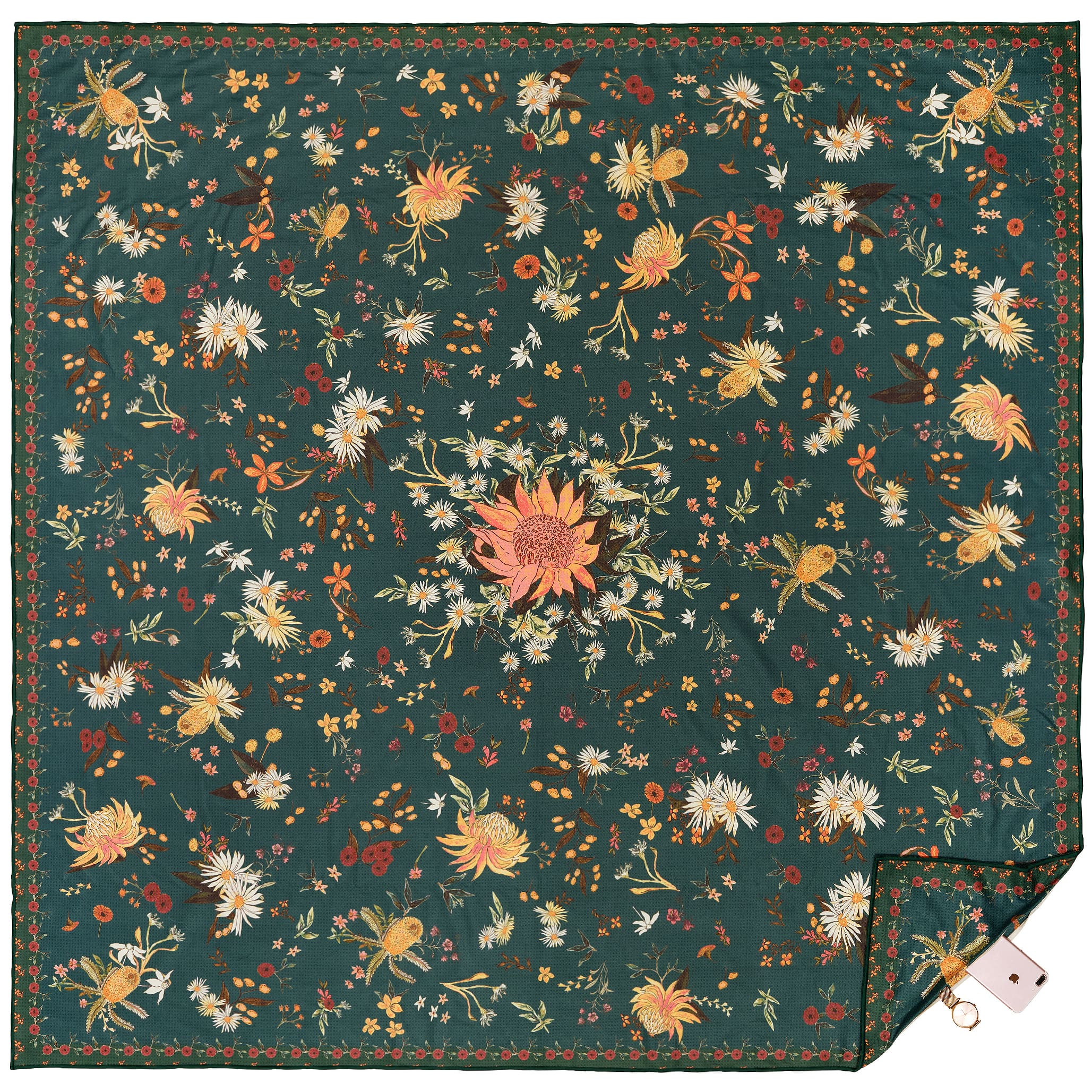 XL Native Botanical Premium Beach Towel Beach Towels SomerSide