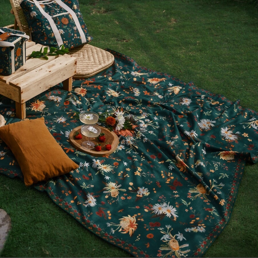 XL Native Botanical Premium Beach Towel Beach Towels SomerSide