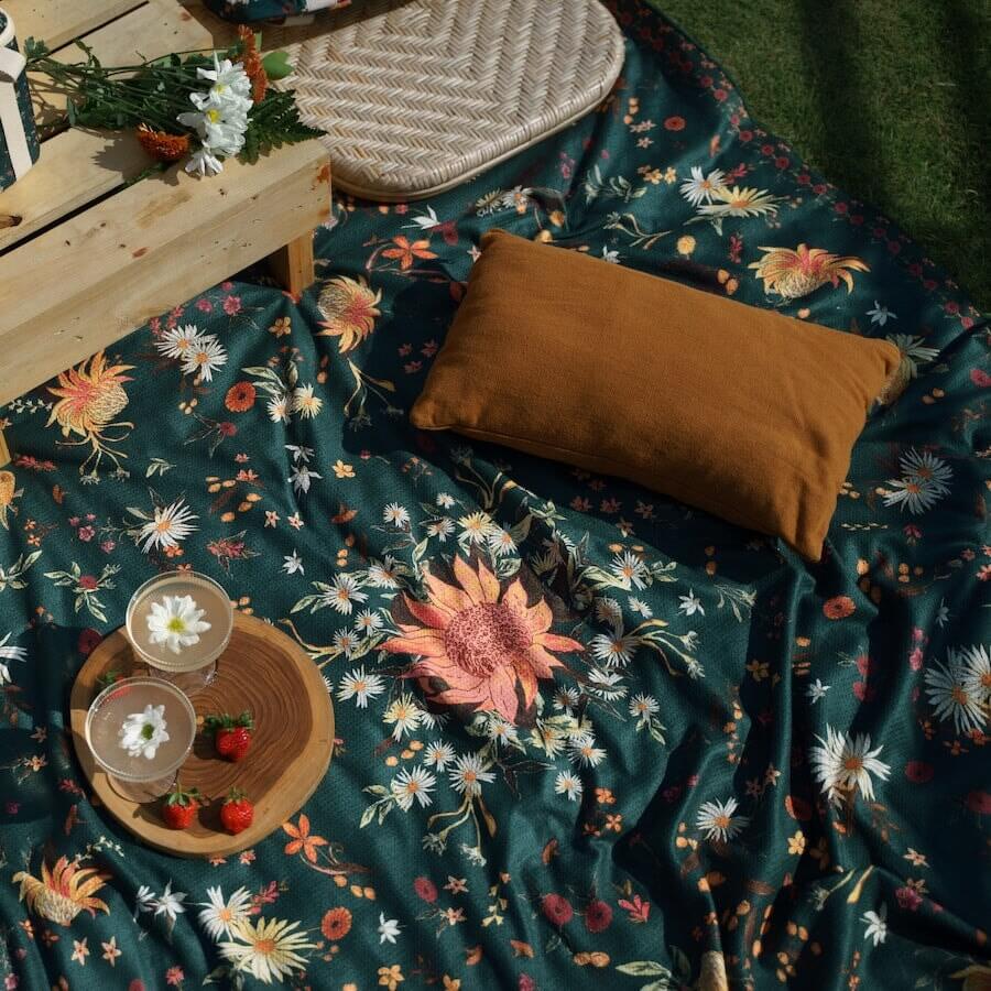 XL Native Botanical Premium Beach Towel Beach Towels SomerSide