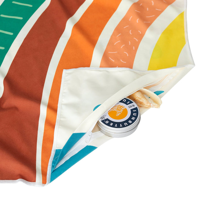XL Rainbow Beach Towel Beach Towels SomerSide 