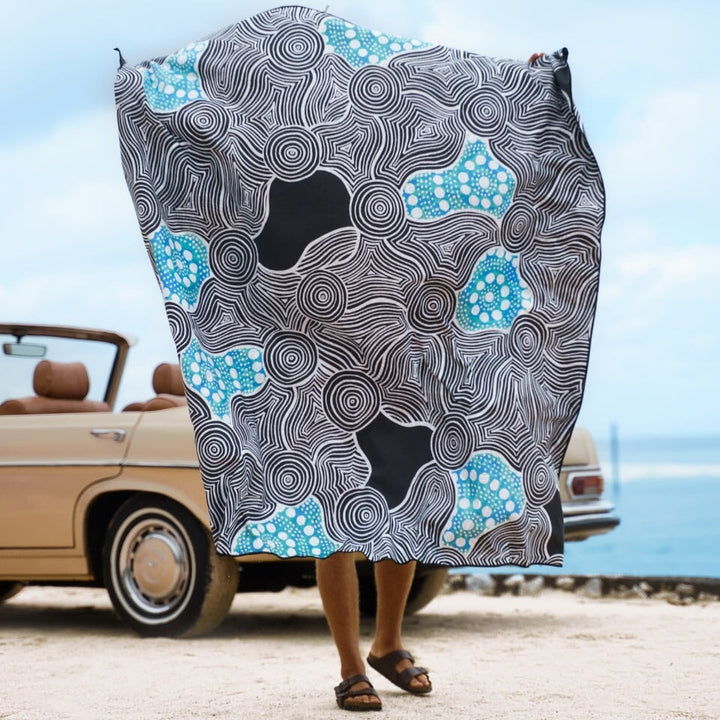 XL Saltwater Beach Towel Beach Towels SomerSide
