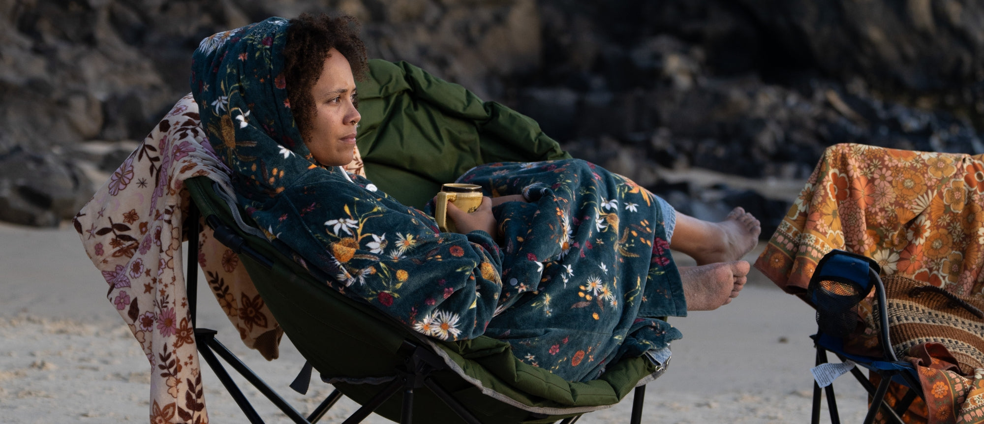 Long Sleeve Towel Poncho