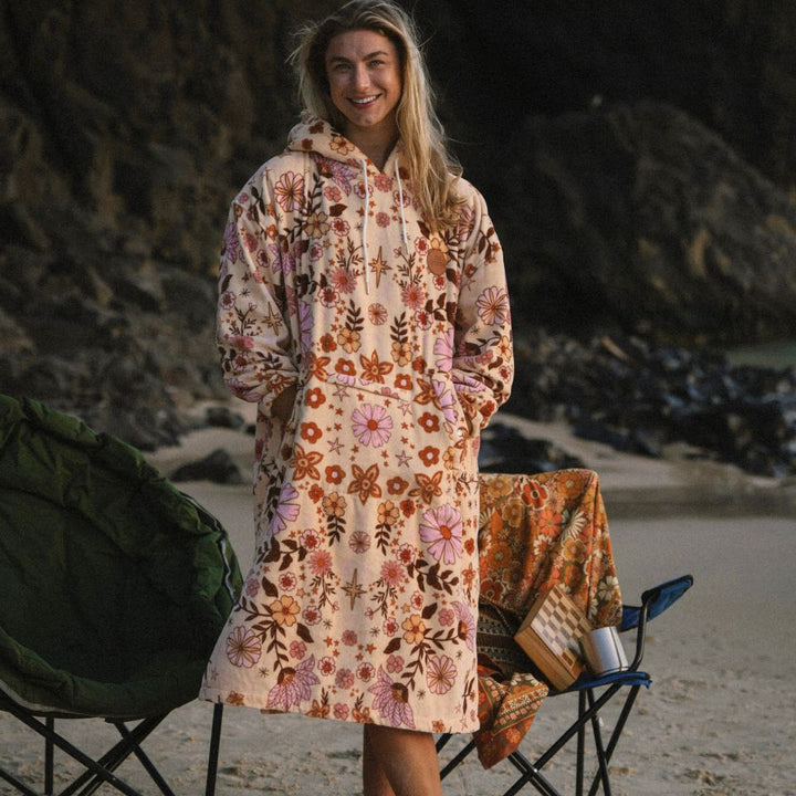 Boho Sun Changing Towel Poncho (Long Sleeve)