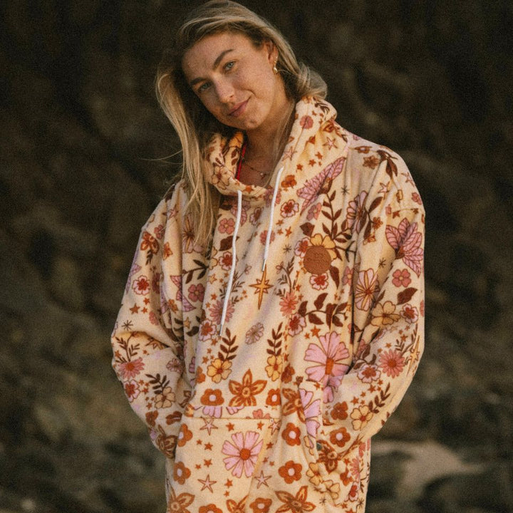Boho Sun Changing Towel Poncho (Long Sleeve)