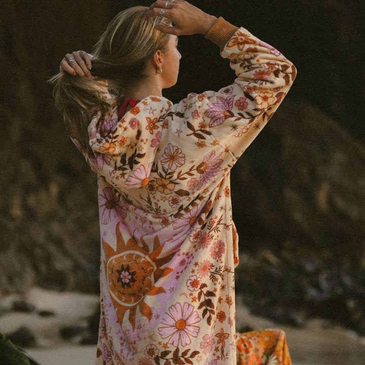 Boho Sun Changing Towel Poncho (Long Sleeve)