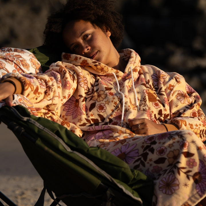 Boho Sun Changing Towel Poncho (Long Sleeve)