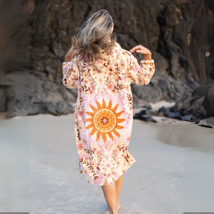 Boho Sun Changing Towel Poncho (Long Sleeve)