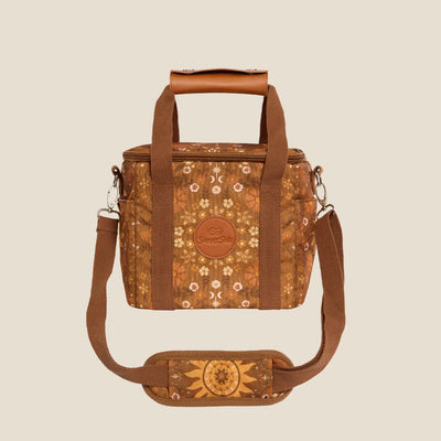 Boho Sun Brown Mini Cooler
