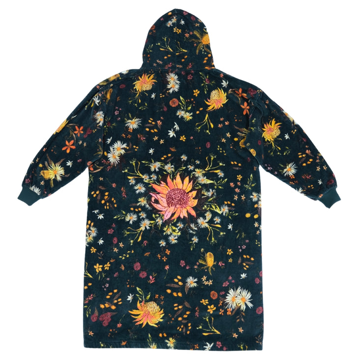 Native Botanical Changing Towel Poncho (Long Sleeve)