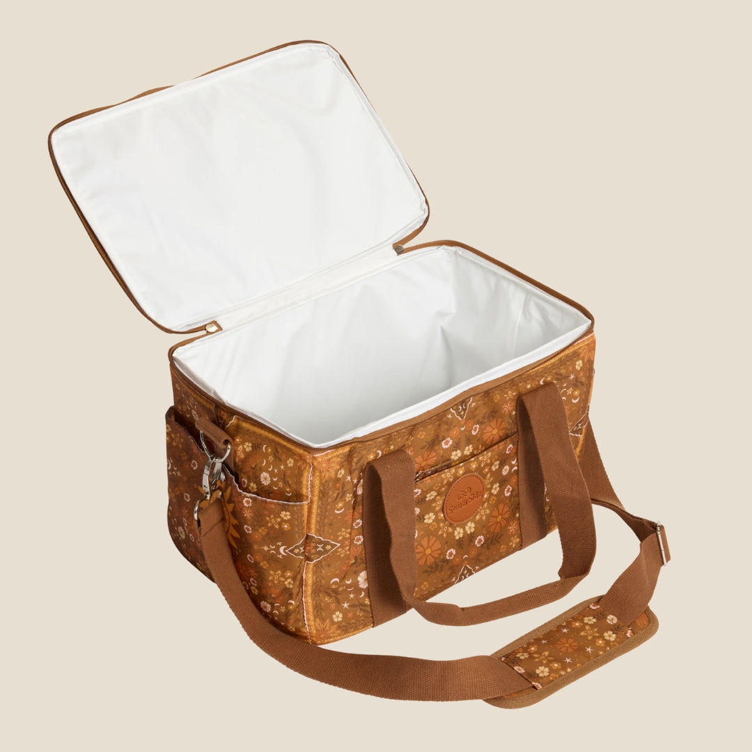 Boho Sun Brown Cooler Bag
