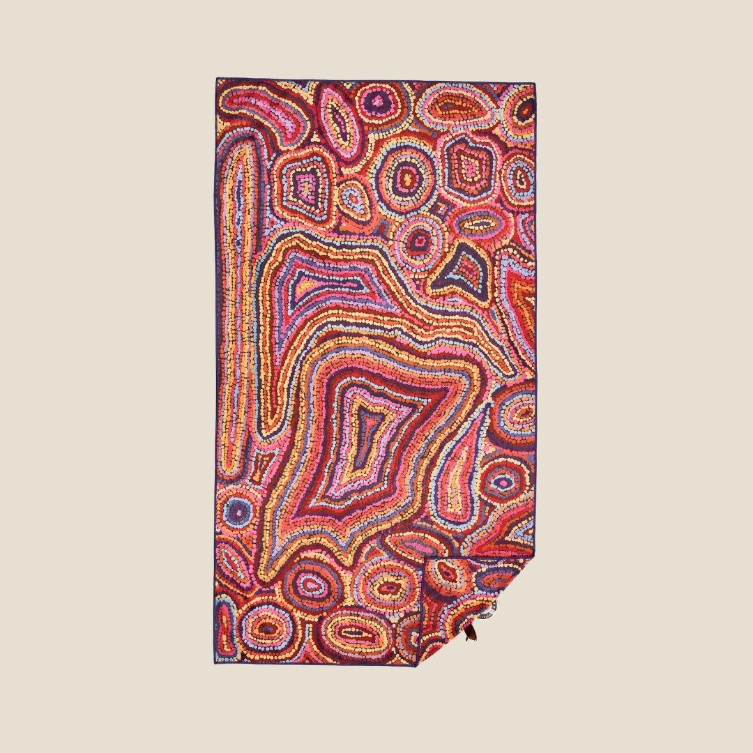 Mina Mina Jukurrpa - Sand Free Beach Towel