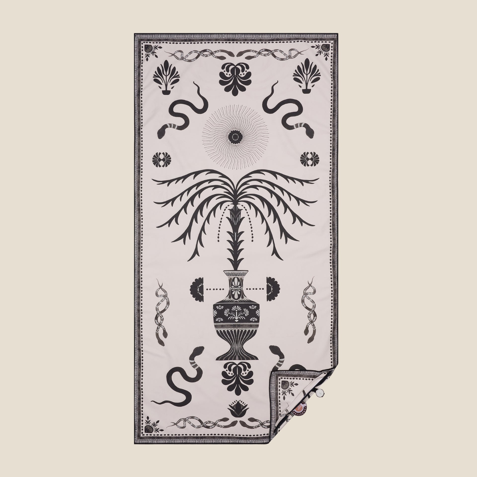 Tall Forbidden Palms - Sand Free Beach Towel