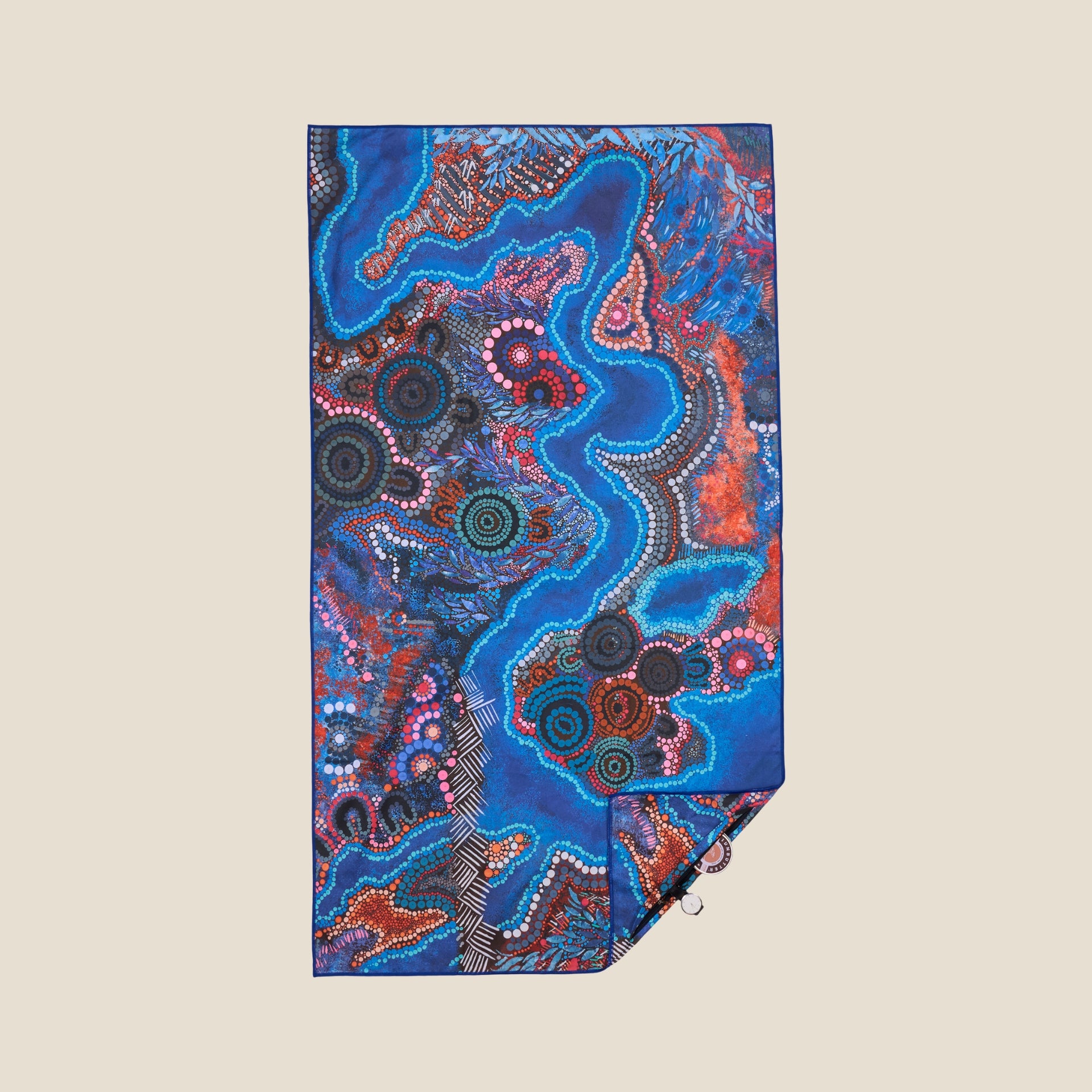 Bunjil Over Wurundjeri - Sand Free Beach Towel
