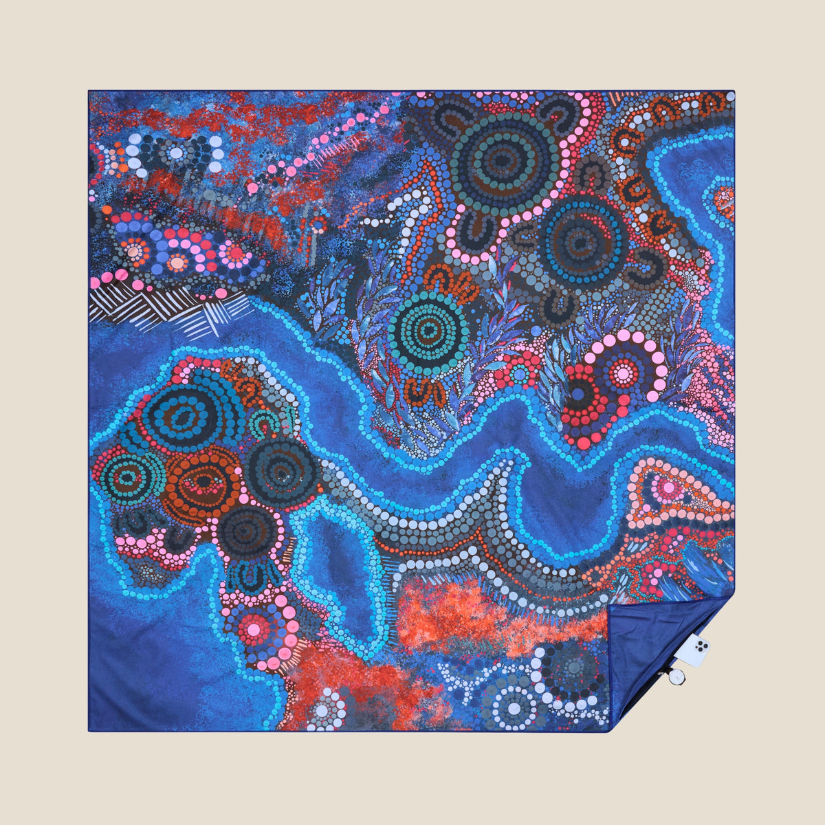 XL Bunjil Over Wurundjeri- Sand Free Beach Towel