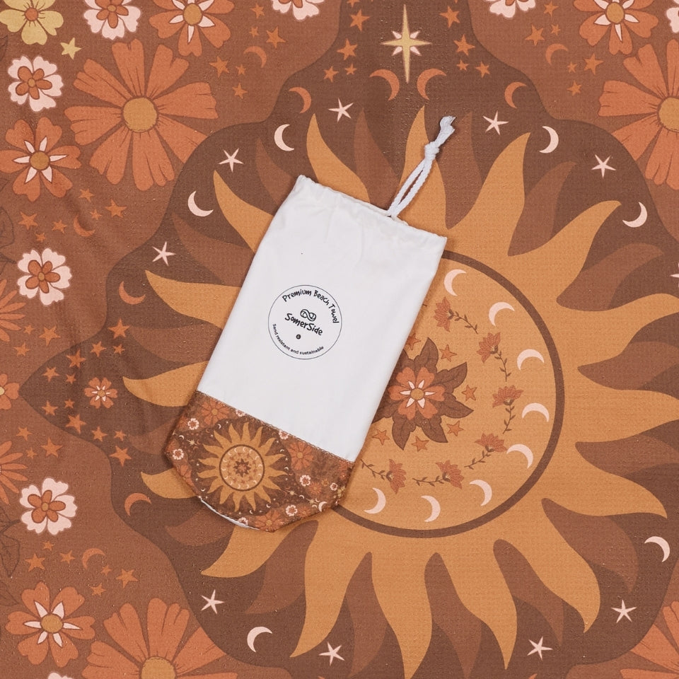 Boho sand free beach towel