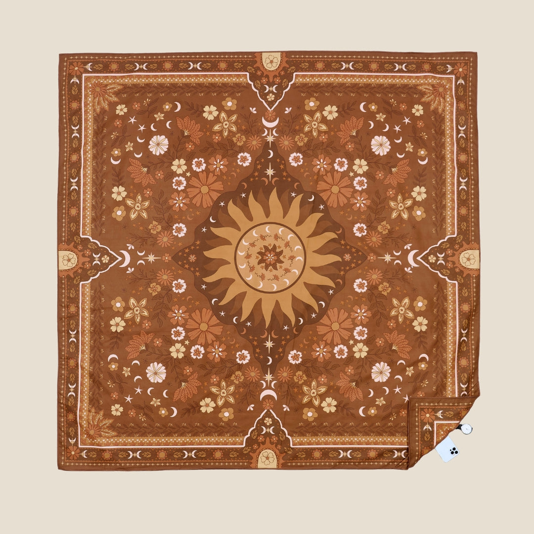 XL Boho Sun Brown - Sand Free Beach Towel