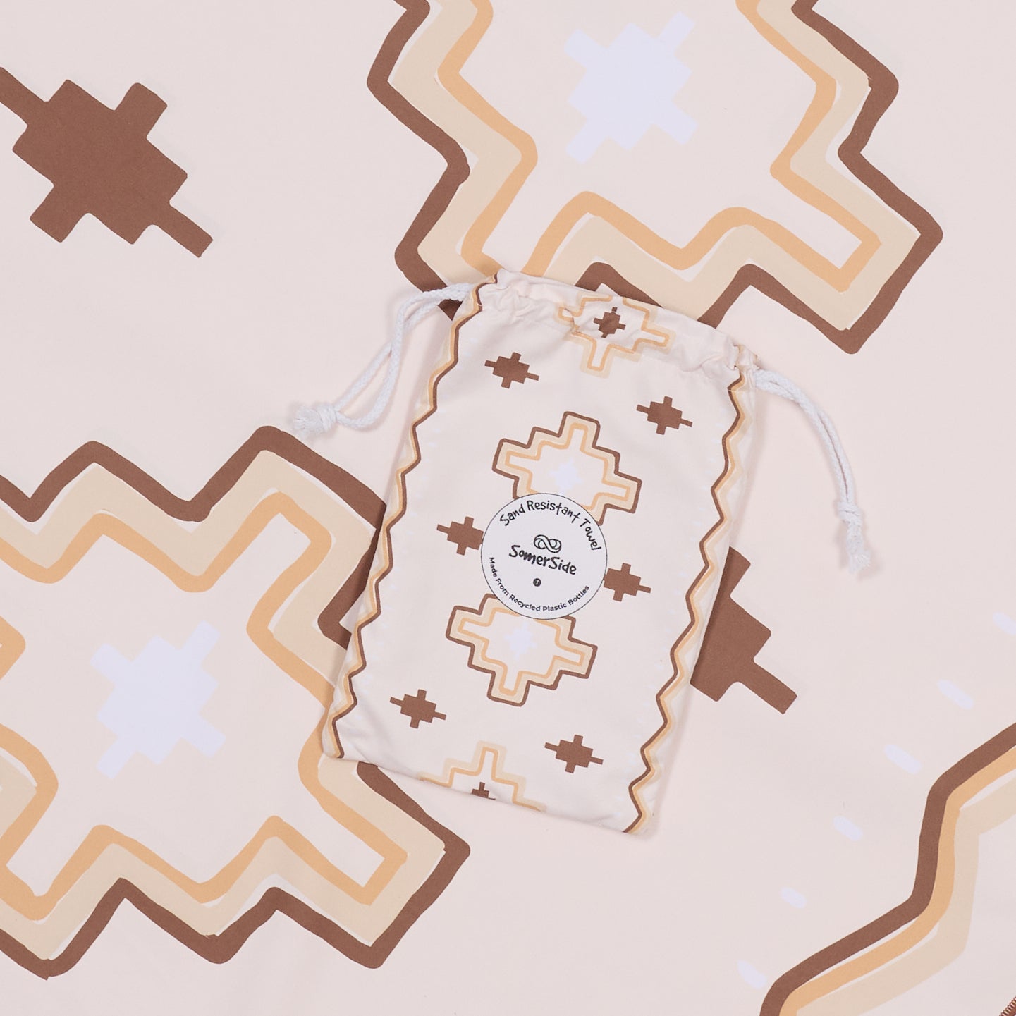 Tall sand free beach towel