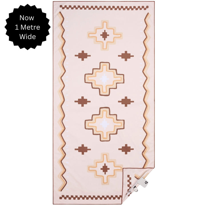 Tall sand free beach towel