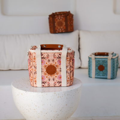 collection of mini lunch coolers 