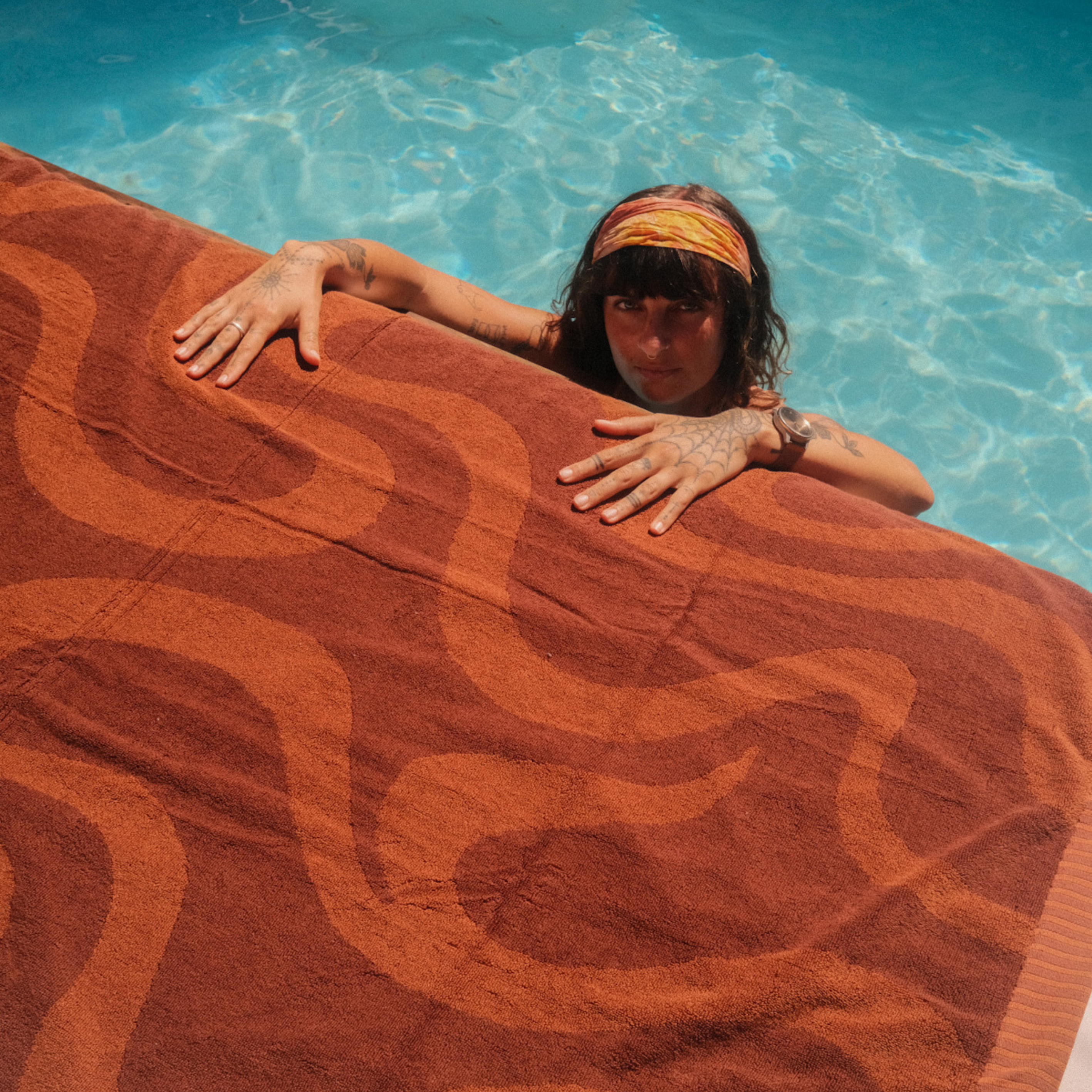 Sundown - Cotton Beach Towel