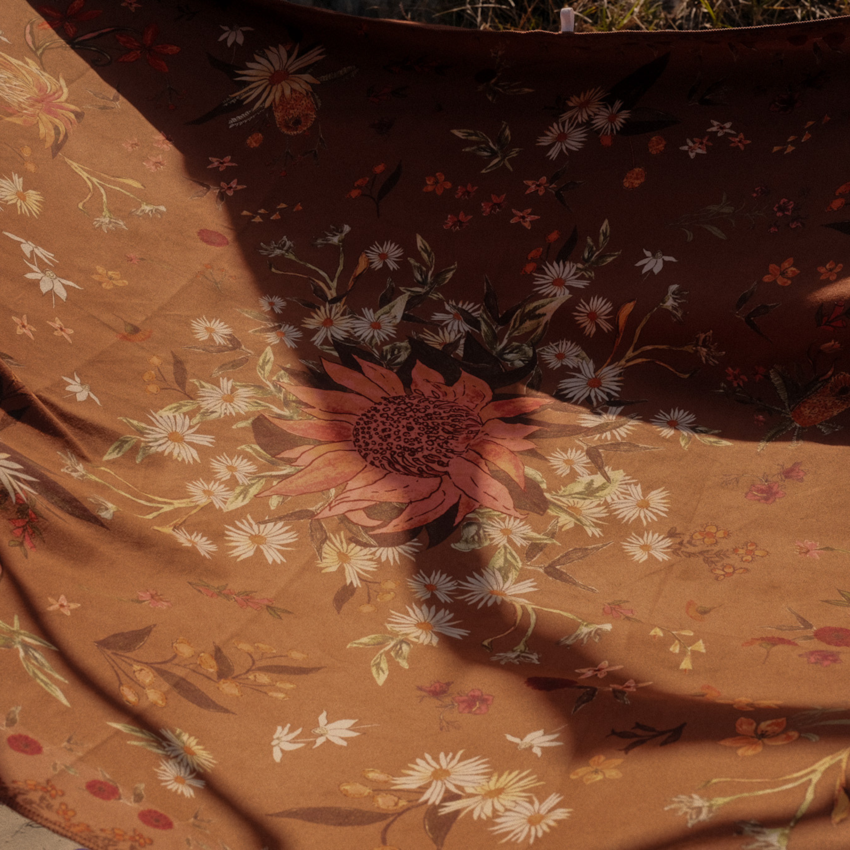 extra large Australian wildflower towel