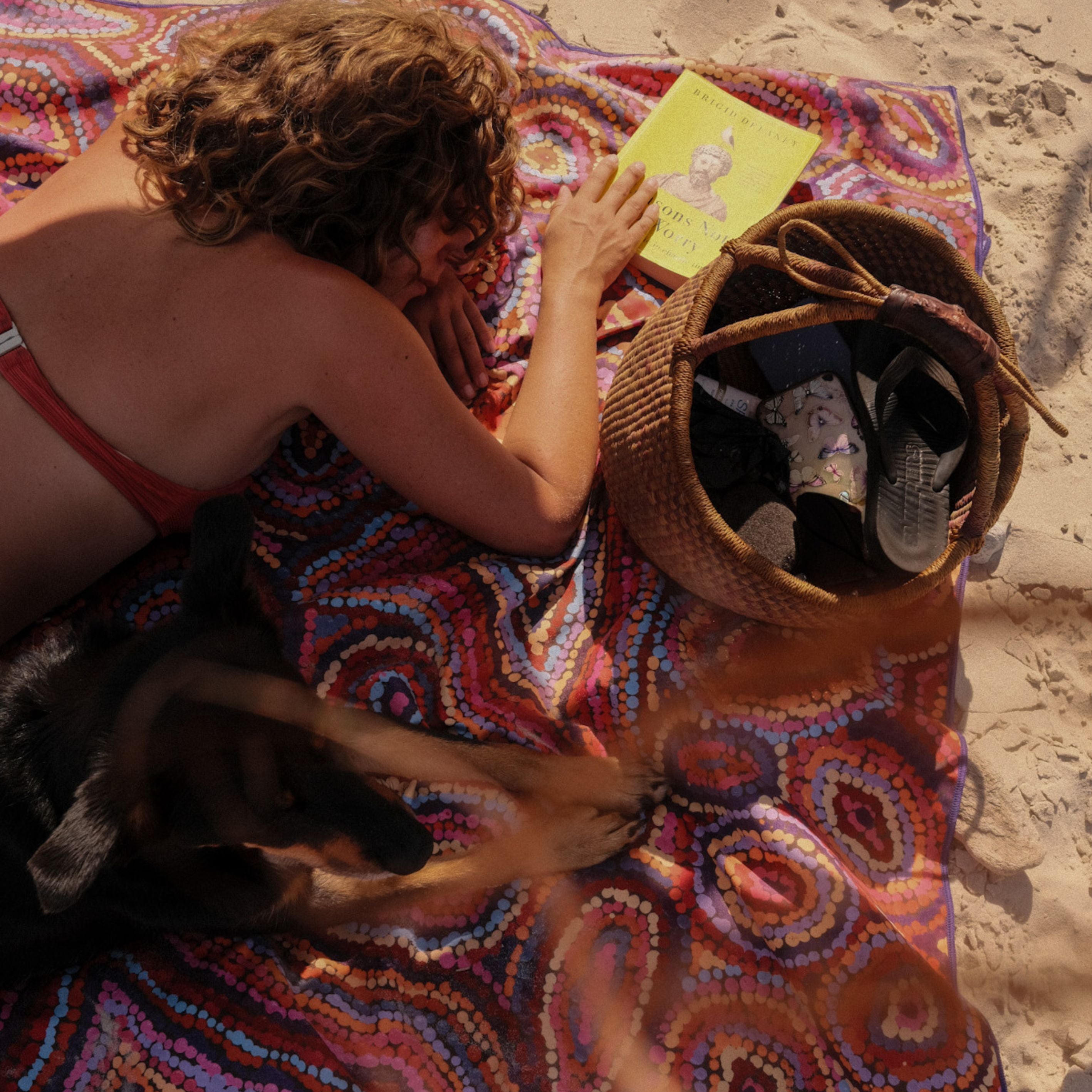 extra large towel for slow coastal days