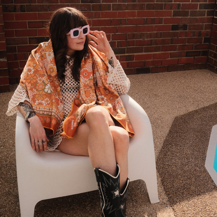 Retro Towel Motel Vintage Style