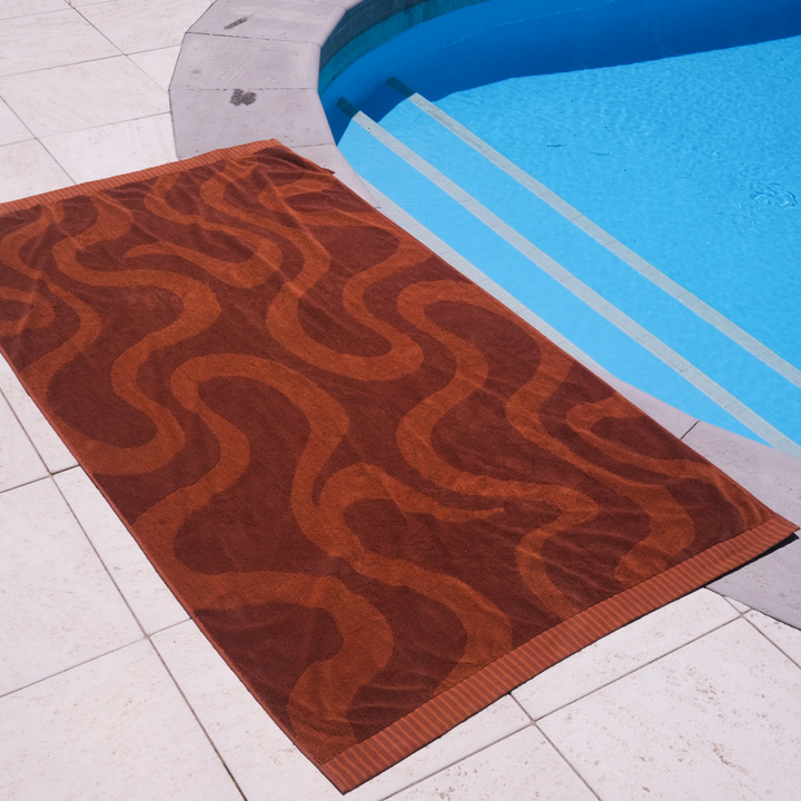 Sundown Cotton Beach Towel