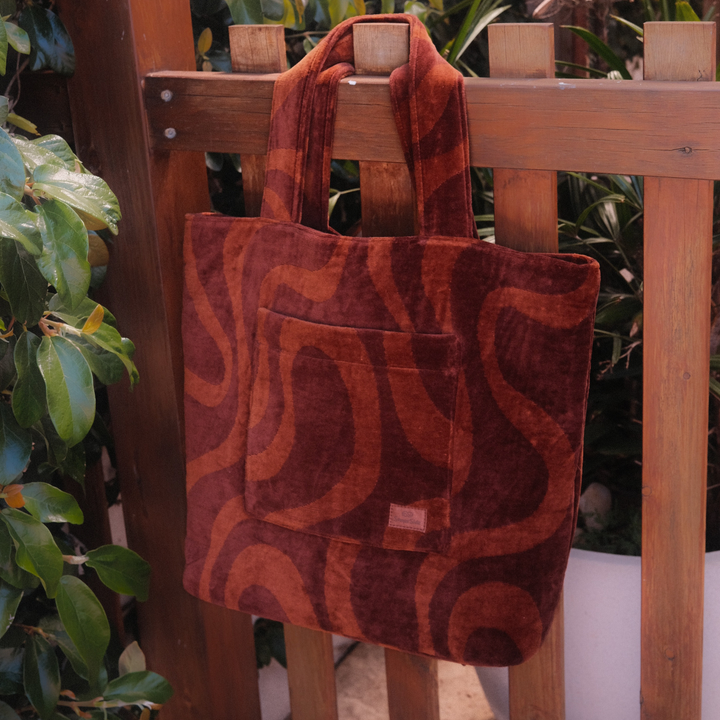 Sundown - Terry Towelling Beach Bag