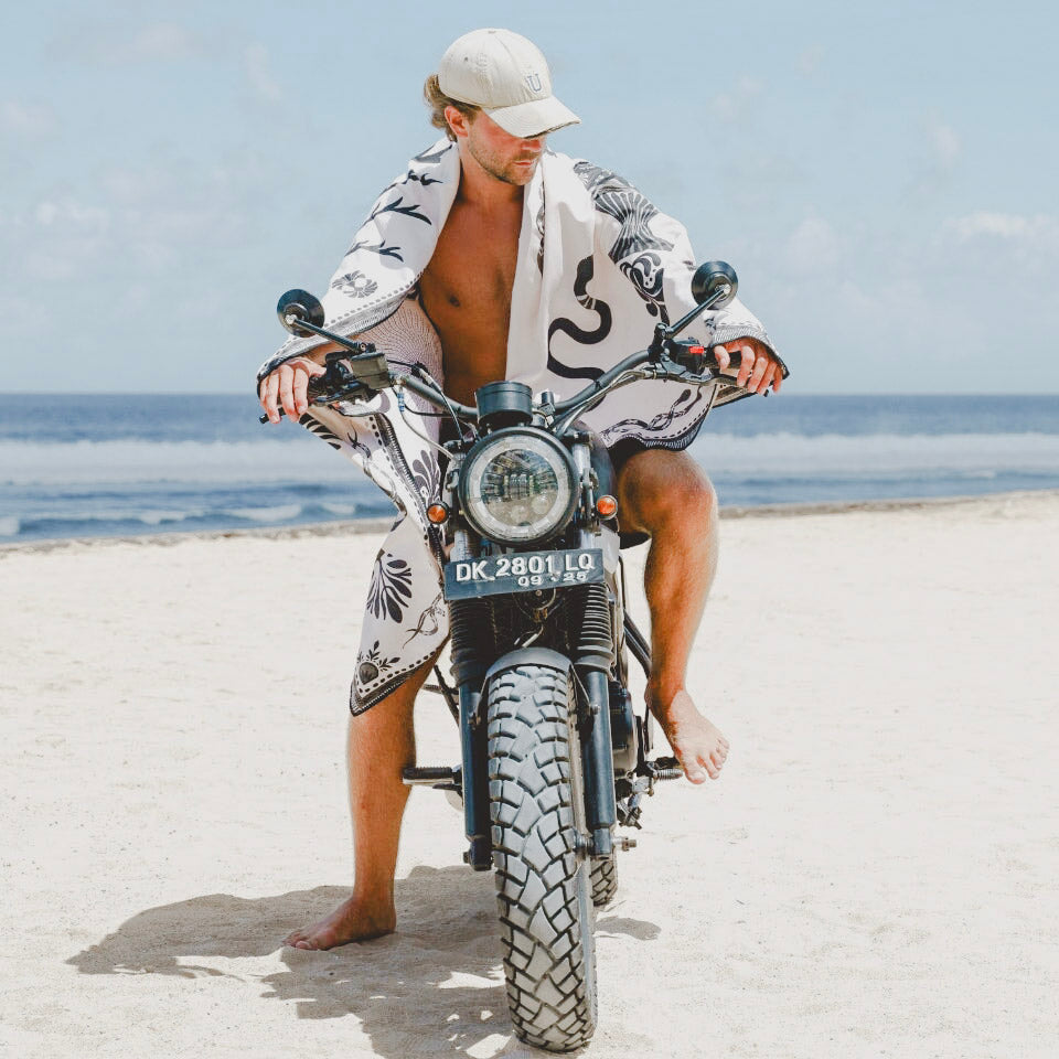 Tall Forbidden Palms - Sand Free Beach Towel