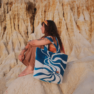 Drift - Terry Towelling Beach Bag
